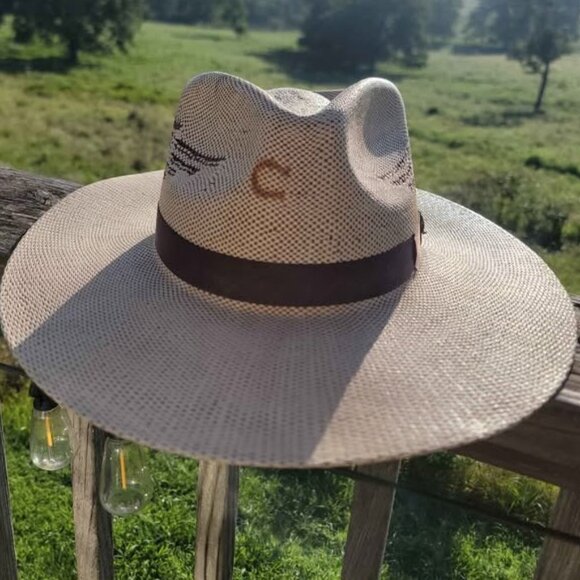 Charlie 1 Horse Straw Hat - Picture 1 of 4